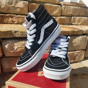Vans Sk8-Hi Black/White Size 12